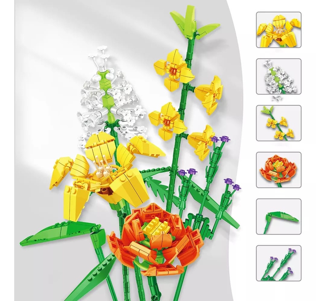 Lego bouquet de flores 465 pcs 