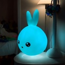 Lámpara Led conejito Turqueza