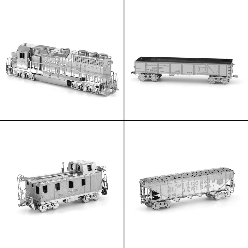 Set de trenes americanos 43 cm