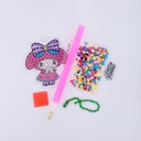 Llavero diamantes My Melody Vestido Rosa