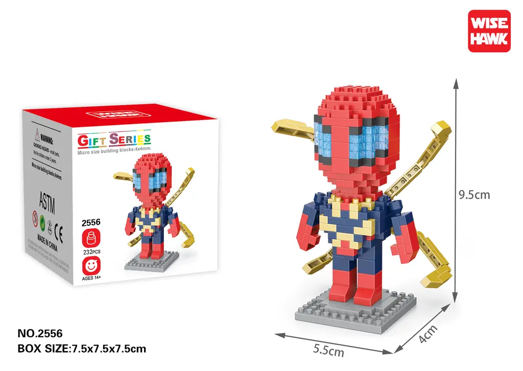 [LNO-02556] (Spider-Man Katana) Micro bloques estilo lego de Marvel.webp