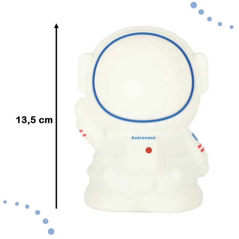 Lámpara de silicón suave Multicolor Astronauta