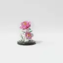 Domo de flores Peonia 
