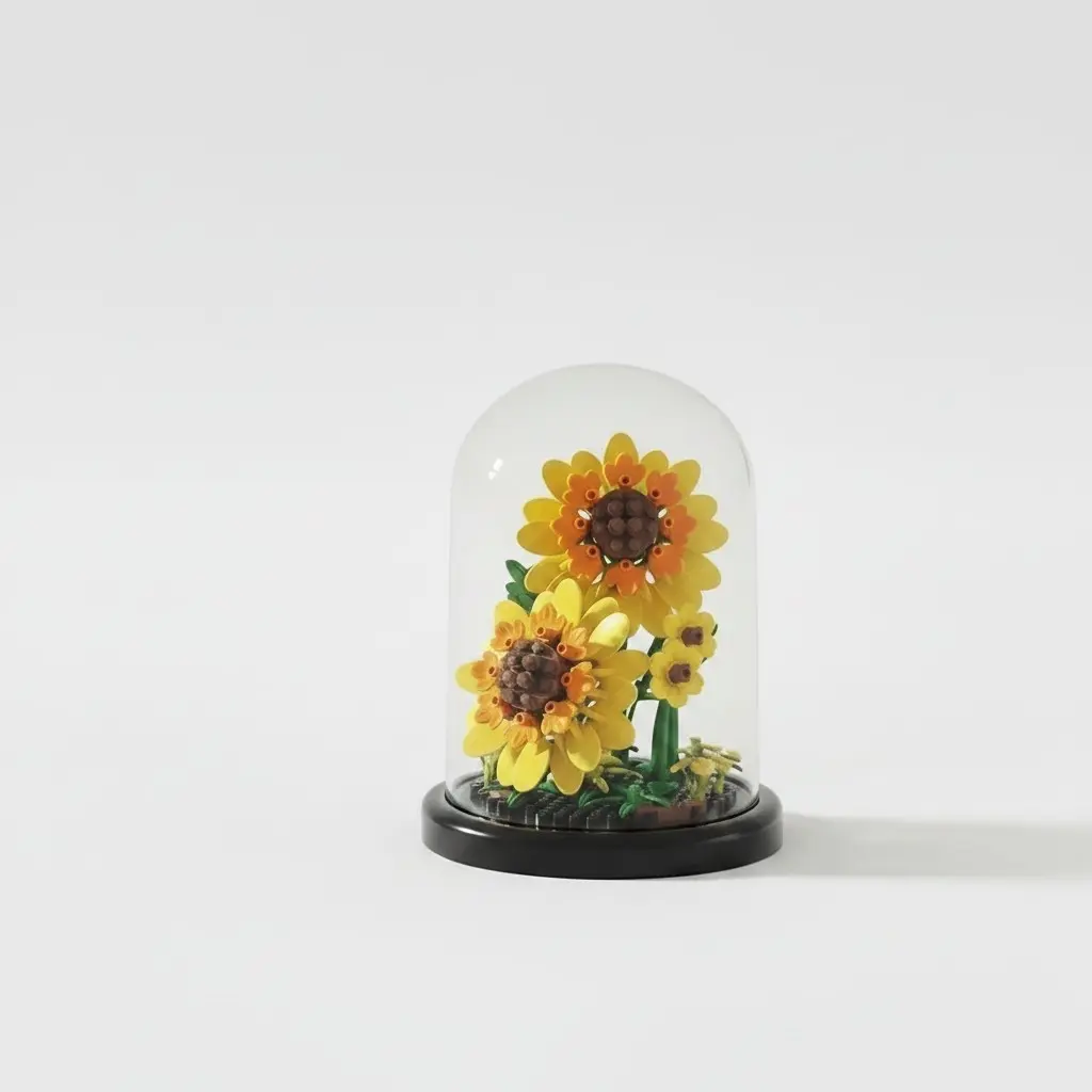 Domo de flores Girasol