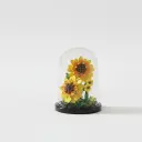 Domo de flores Girasol