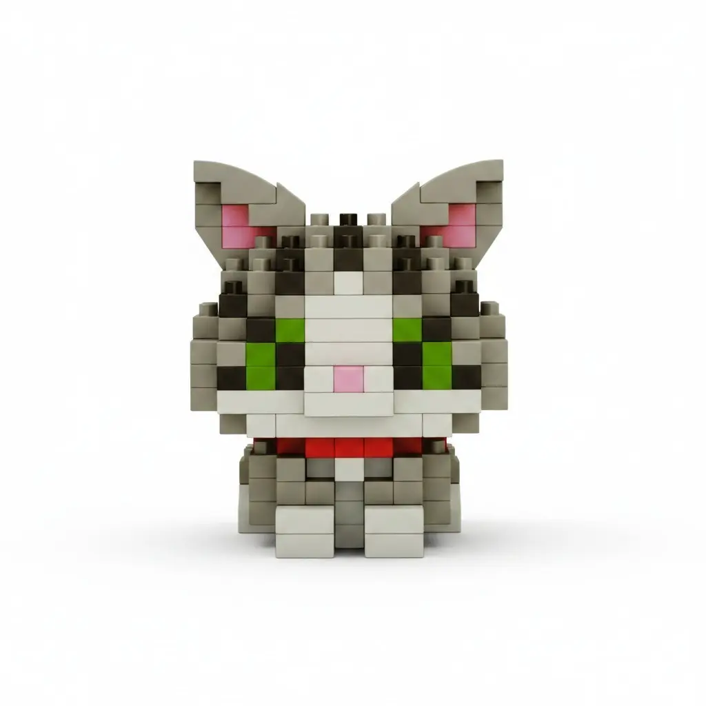 Mini Lego My Pets Tabby cat 221 pcs