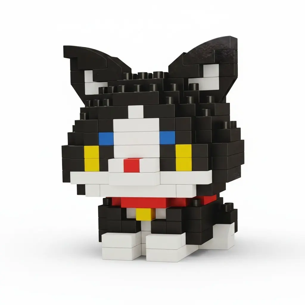 Mini Lego My Pets Smoquin cat 202 pcs