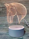 Lámpara Acrílica Led Caballo