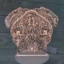 Lámpara Acrílica Led Pug