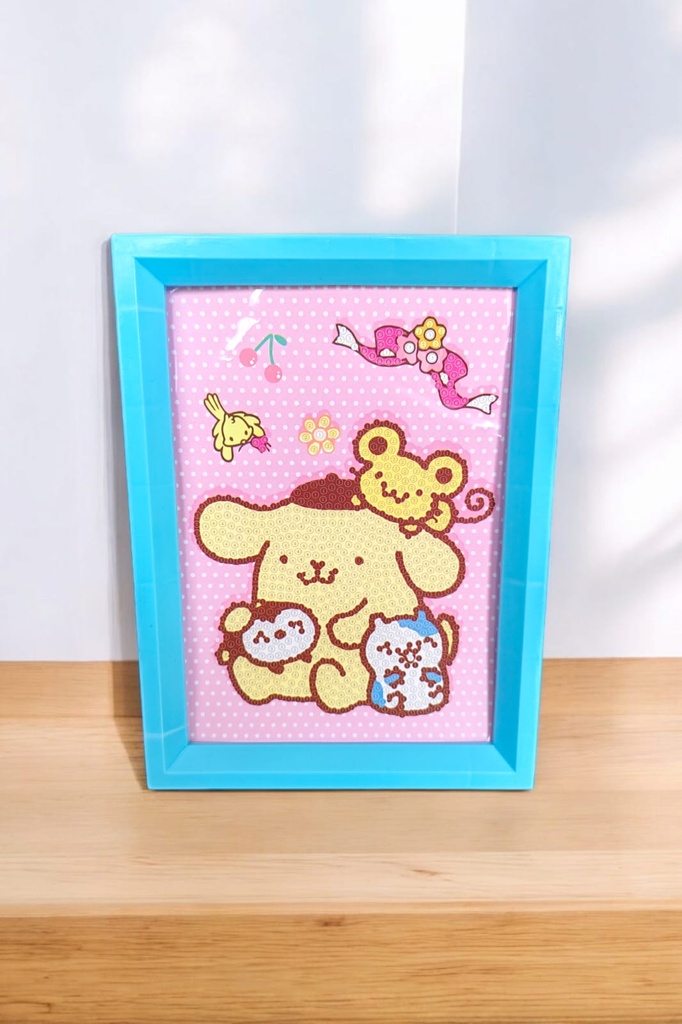 Cuadro Sanrio Pompompurin amarillo