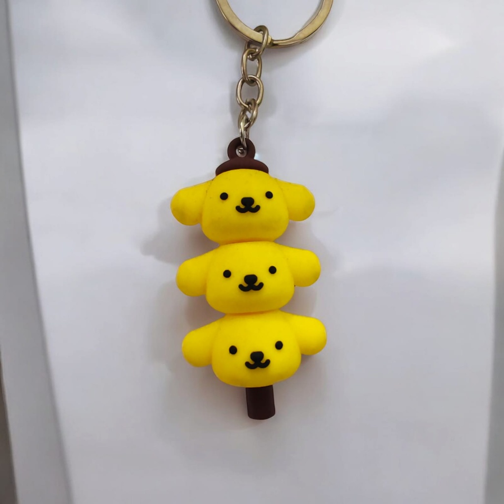 Llavero Sanrio Pompompurin amarillo