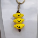 Llavero Sanrio Pompompurin amarillo