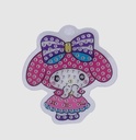 Llavero diamantes My Melody Vestido Rosa