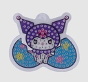 Llavero diamantes  Kuromi Huevito