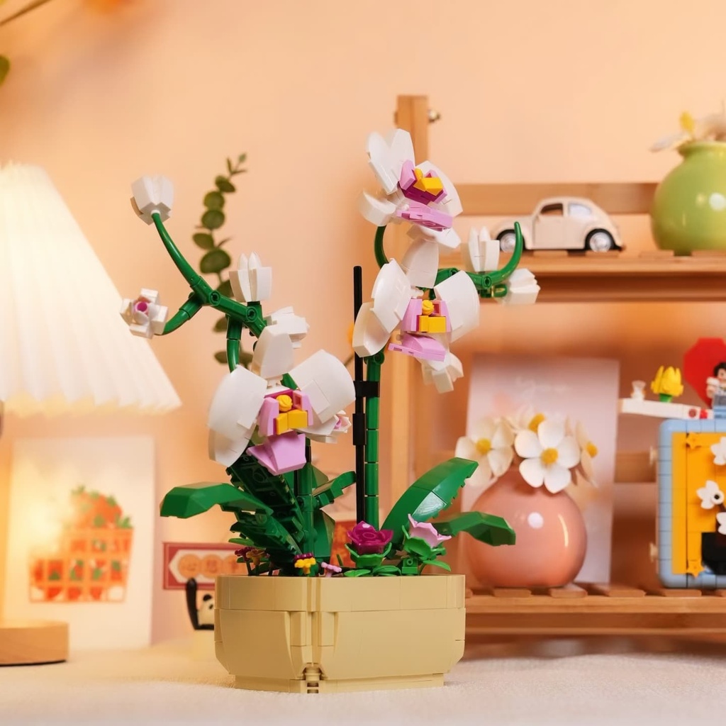 Lego maceta de flores Orquideas 550 pcs