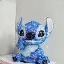 Alcancía Pintura de Diamantes 3D Stitch 17cm 