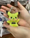 Llavero diamond painting pikachu 