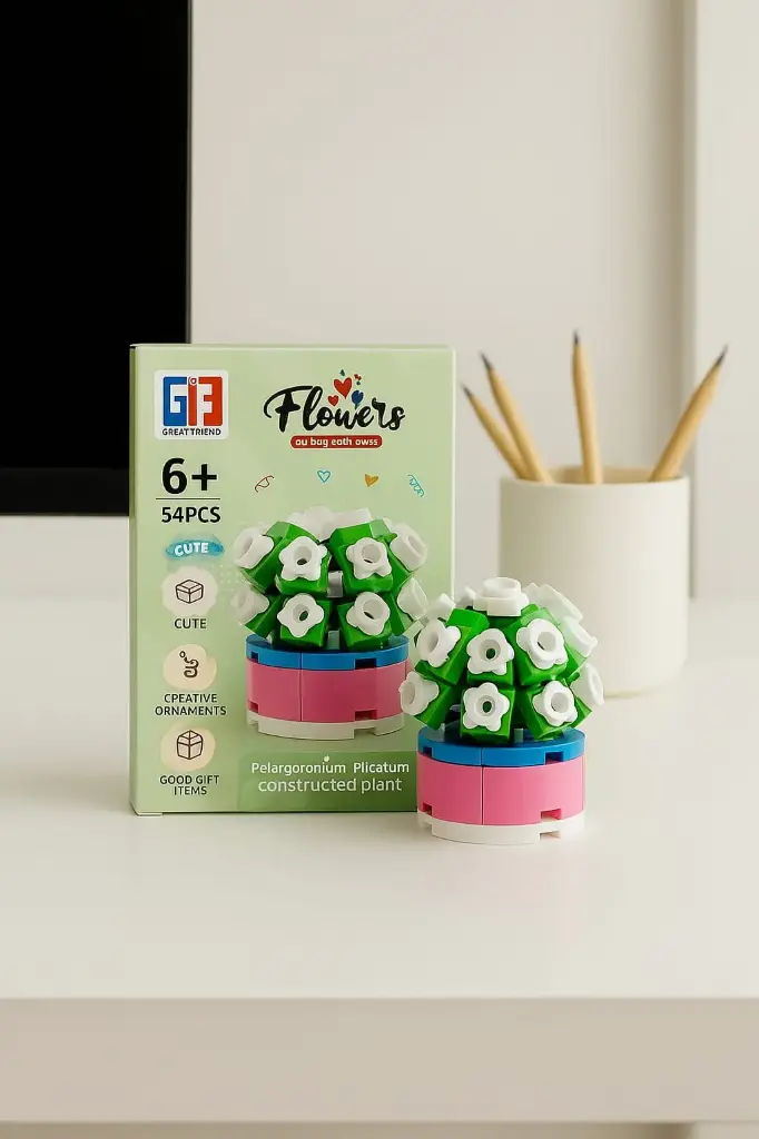 Flor Maceta Copo de Nieve Japones 54pcs 