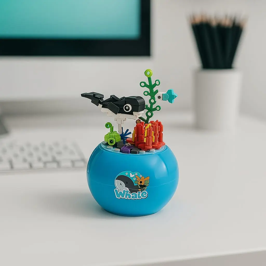 Set de legos Whale Fish tank 88pcs 