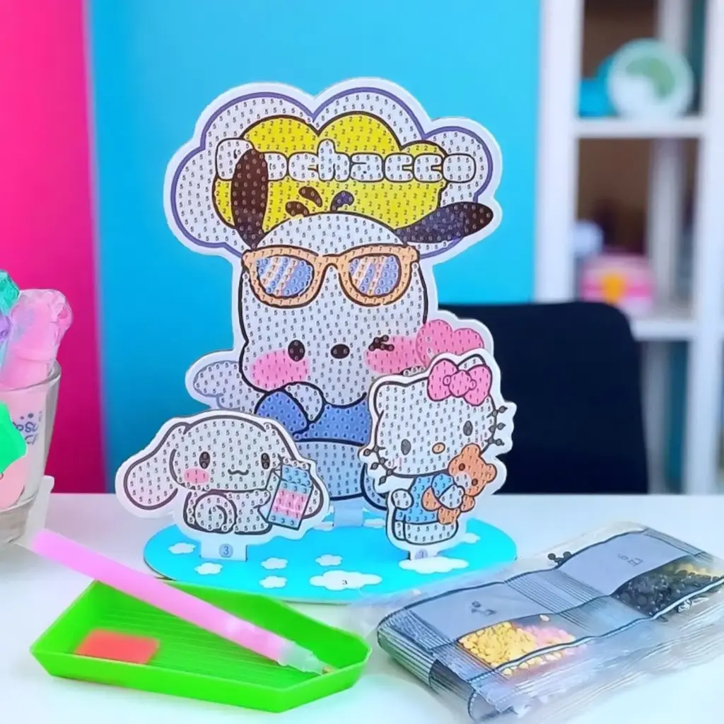 Set Diamond Painting 3d Pochacco 