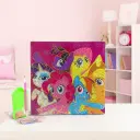 Cuadro pintura diamantes 20x20 cm My Little Pony Foil Dorado 