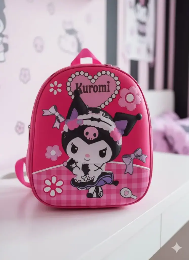 Mochila Escolar Kuromi 