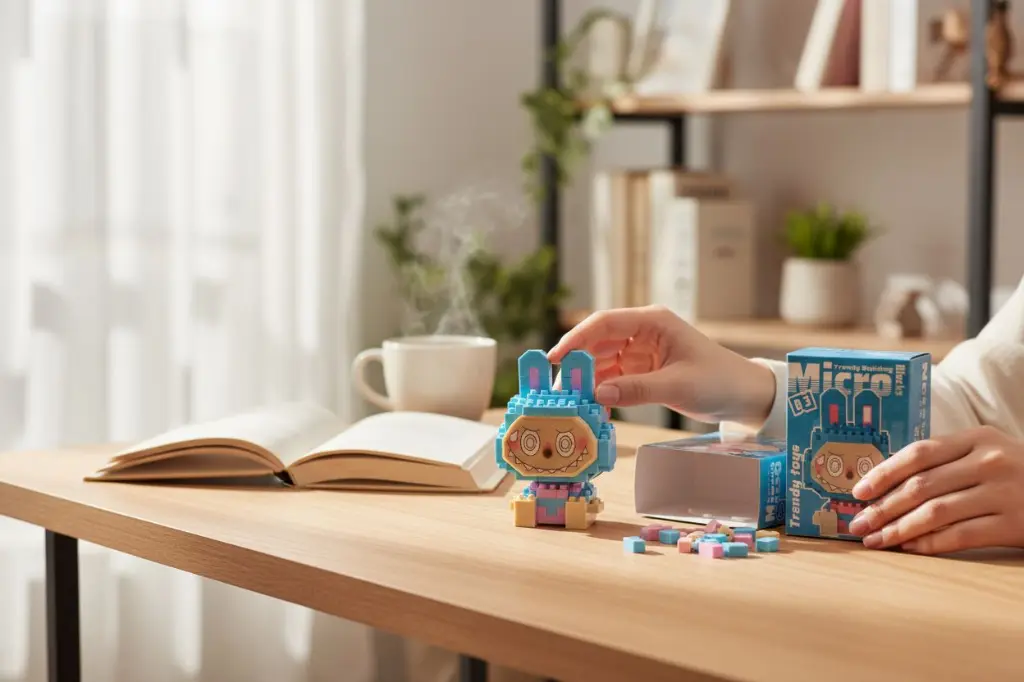 Labubu 03 Azul 154 pcs   