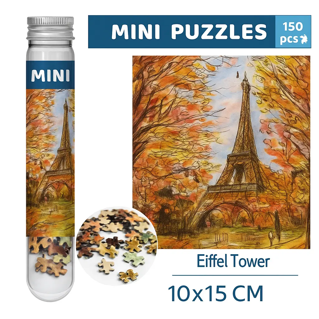 Mini Rompecabezas Torre Eiffel 150pcs