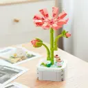 Flor de la felicidad Maceta de legos 114 pcs