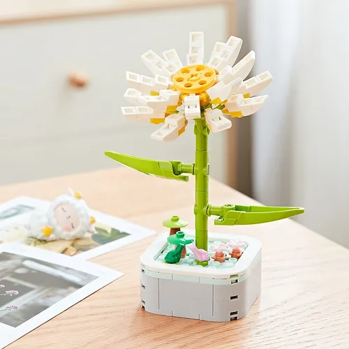 Margarita Maceta de legos 140 pcs