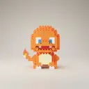 Charmander Bricks 219 Pcs 