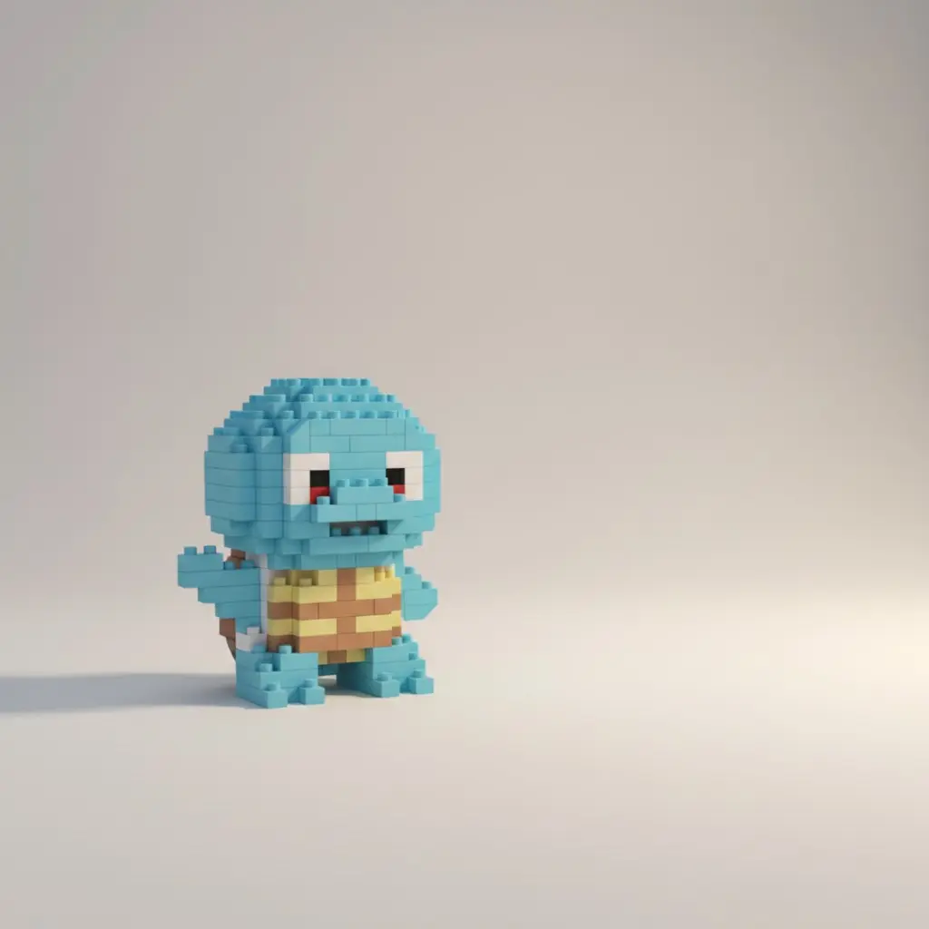 Squirtle Bricks 224 Pcs 
