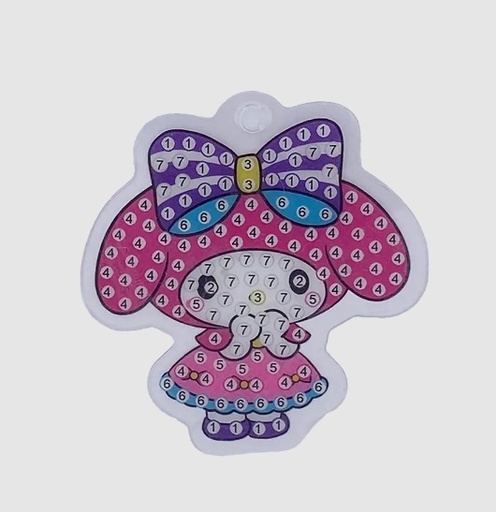 [AG29] Llavero diamantes My Melody Vestido Rosa