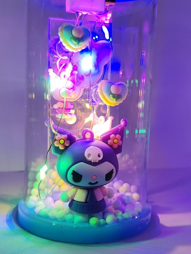 [LAMPS-02] Lámpara de cristal Sanrio Kuromi