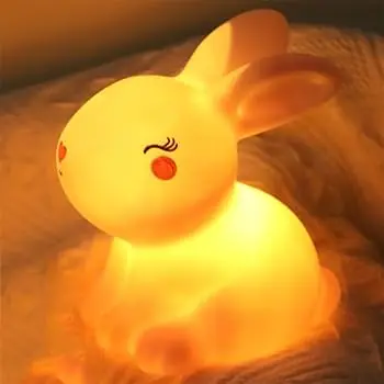 [LEDCO-004] Lámpara Led conejito corazón Amarillo