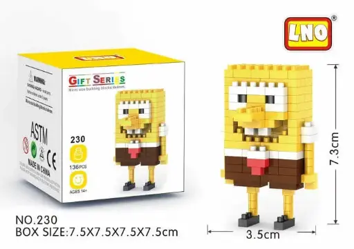 [I-230] Bob Esponja 136 pcs - SpongeBob series 