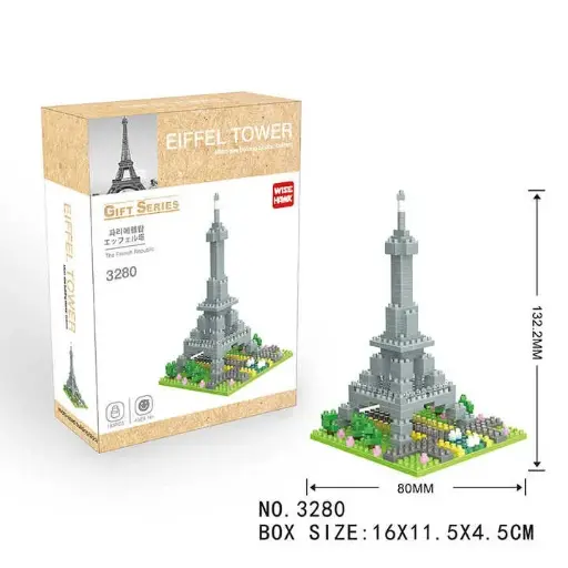 [I-3280] Torre Eiffel mini block 193 pcs 