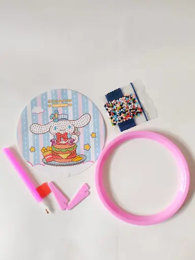 [ADOC-39] Cuadro Sanrio Redondo Cinnamonroll Pastel