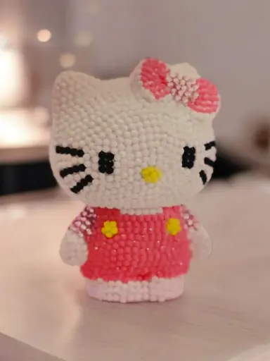 [AG111] Figura Pop Pintura de Diamantes 3D Hello kitty  8cm