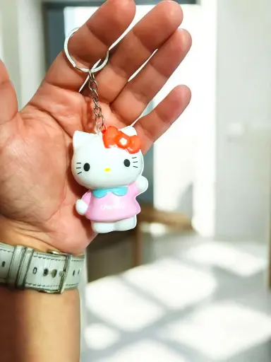[AG117] Llavero Squishy Hello Kitty Rosa