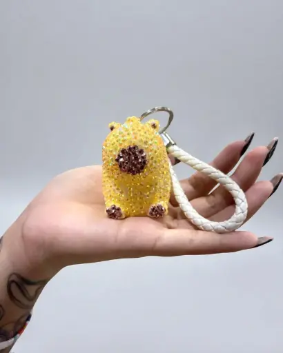 [AG123] Llavero diamond painting Capibara 