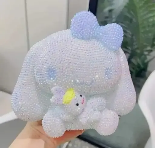 [AG132] Alcancía Pintura de Diamantes 3D Cinnamoroll 17cm  