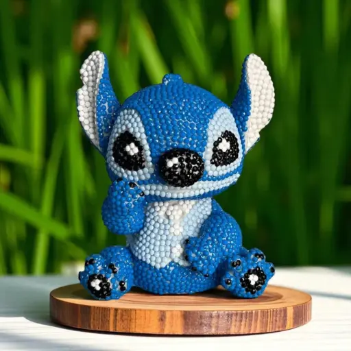 [AG134] Figura Pop Pintura de Diamantes 3D Stitch 8cm 