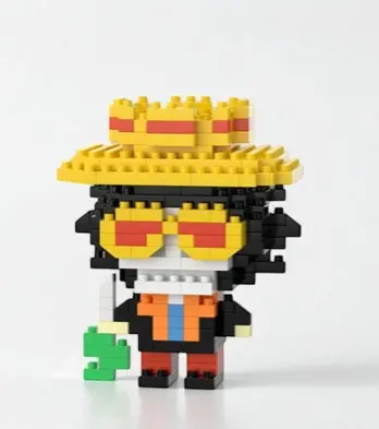 [F3040] Monkey D. Luffy (One Piece) 215 pcs 