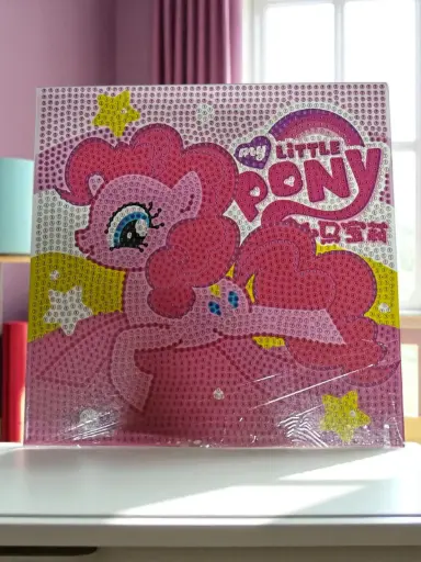 [ADOC-41] Cuadro pintura diamantes 20x20 cm My Little Pony 