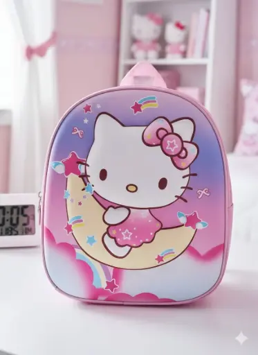 [ADOC-60] Mochila Escolar Hello Kitty Lunita 