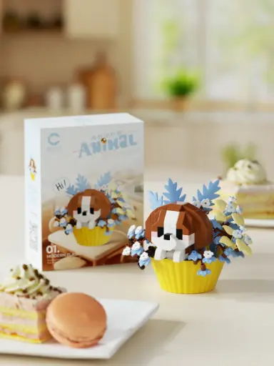 [7502] Cupcake Beagle  211 pcs 