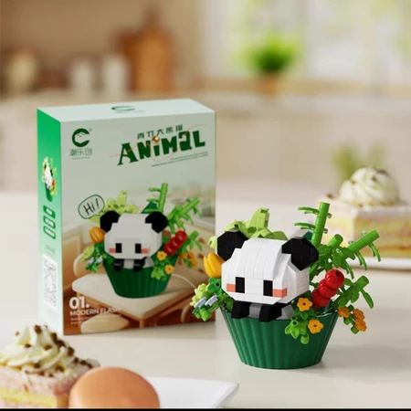 [7497] Cupcake Panda 236 pcs 