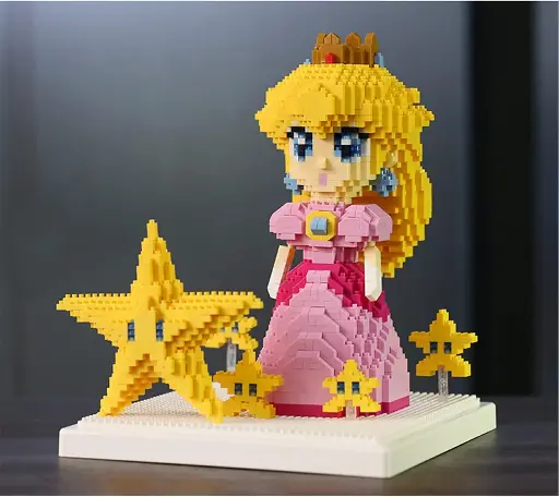 [I-2508] Peach - Mario Bros 1484pcs