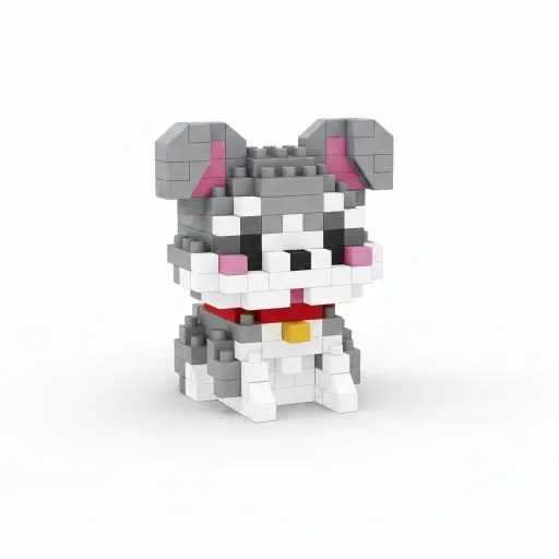 [7681A] Mini Lego My Pets Schnauzer 200 pcs 